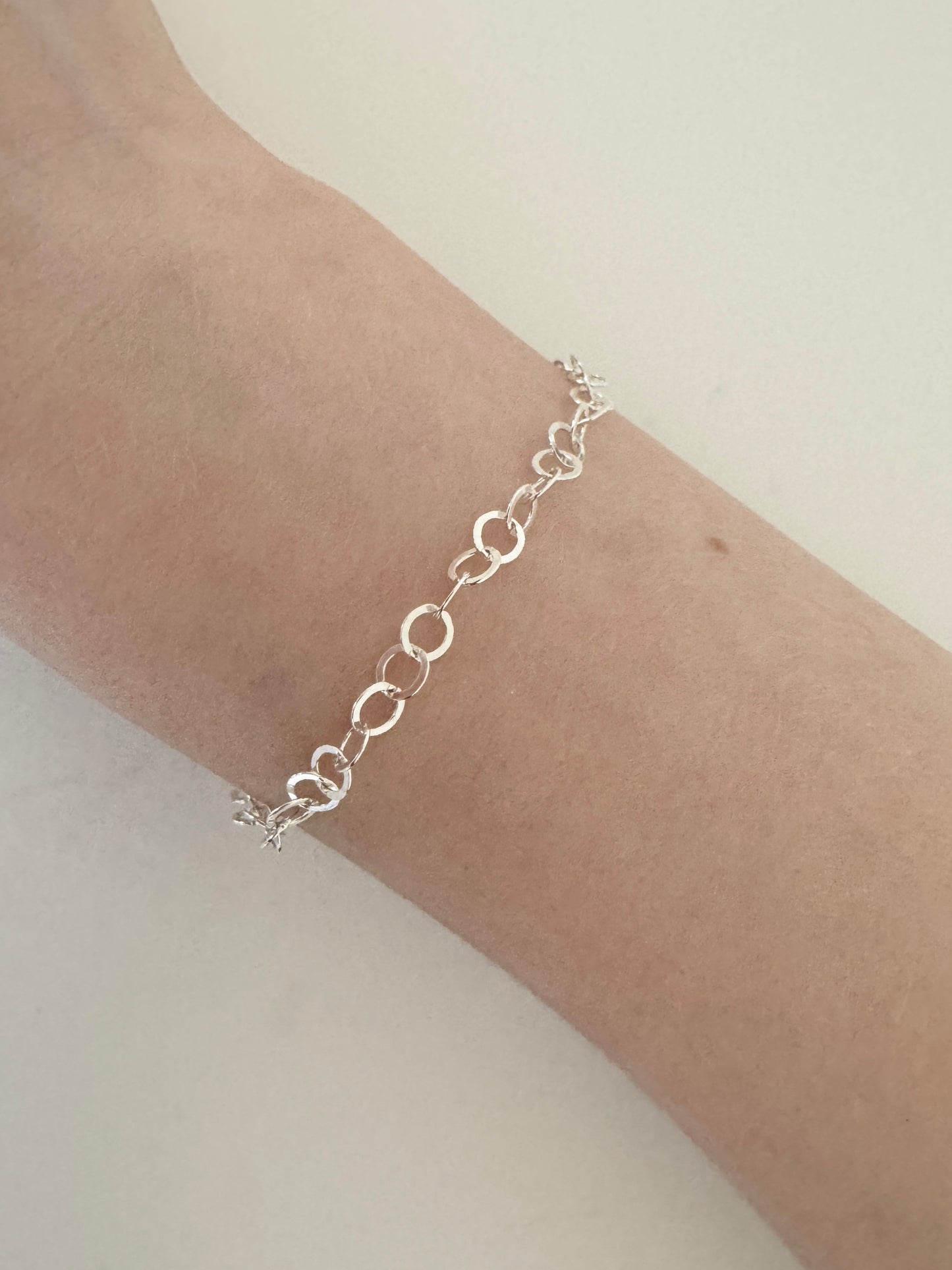 Sterling Silver Trace Chain Bracelet