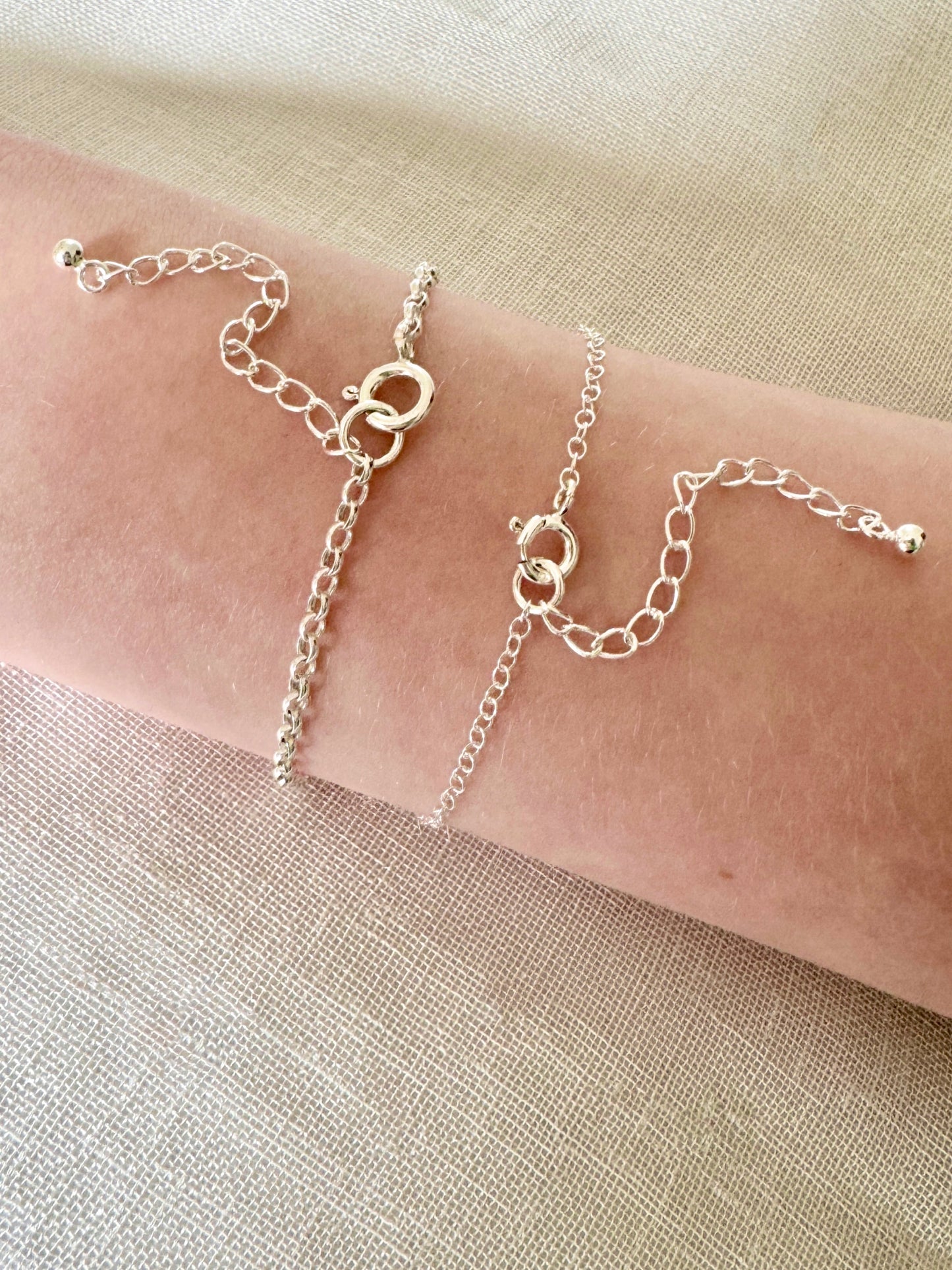 Sterling Silver Bracelet for 50th Birthday