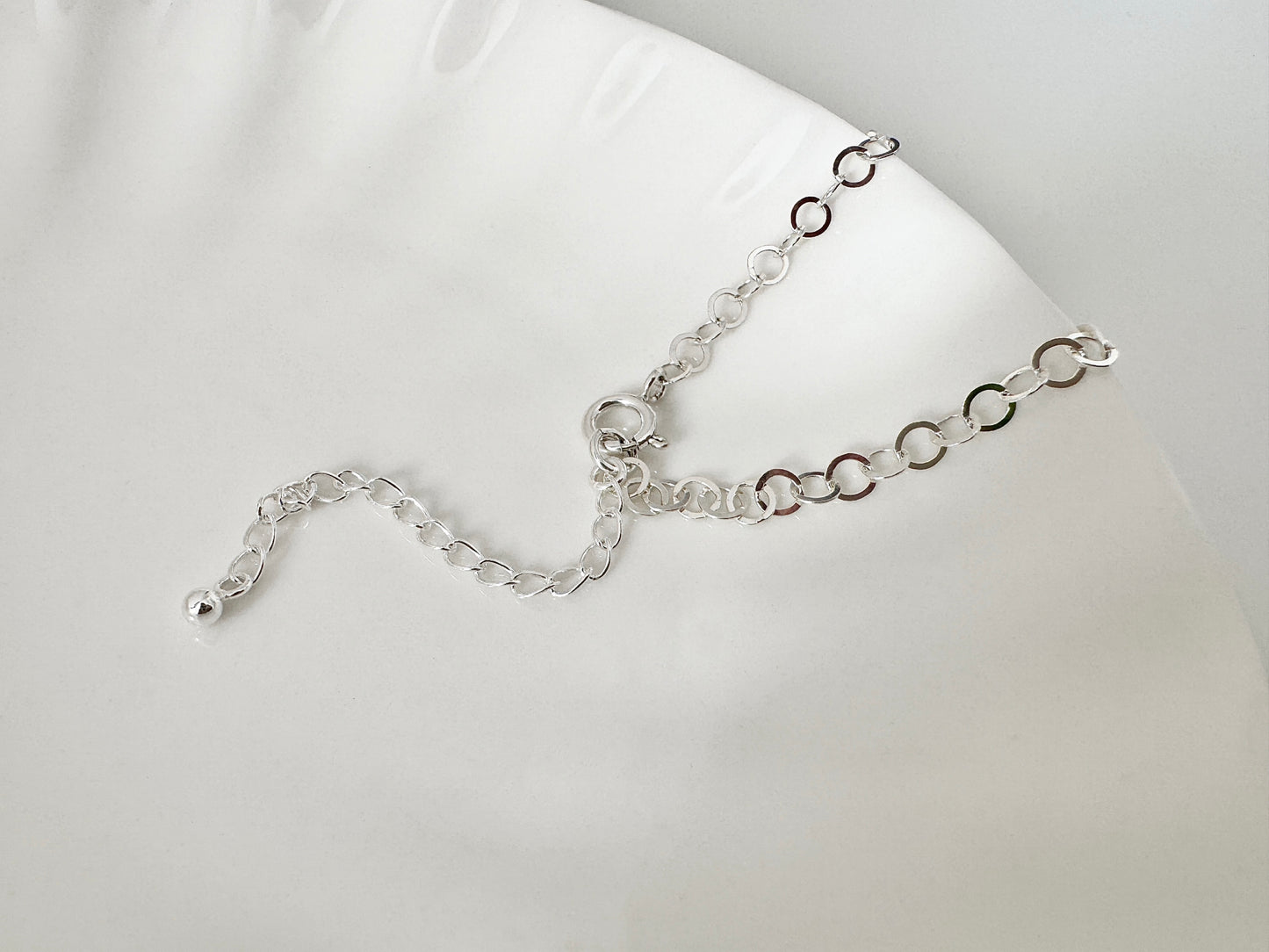 Sterling Silver Trace Chain Bracelet