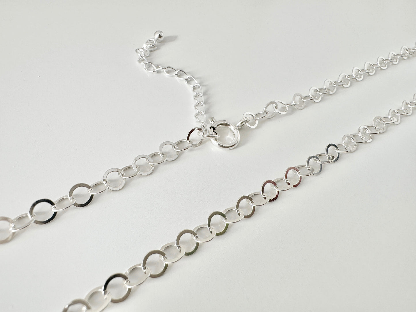 Sterling Silver Trace Chain Bracelet