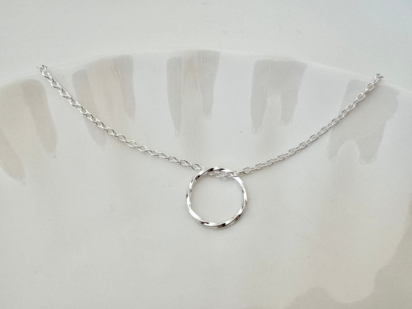 Silver Necklace for 1st Anniversary