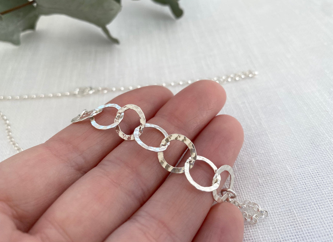 Sterling Silver Bracelet for 70th Birthday