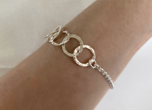 Sterling Silver Bracelet for 30th Birthday