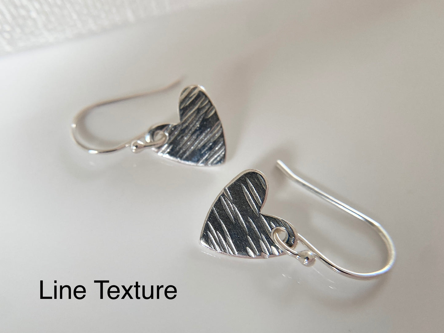 Sterling Silver Classic Heart Earrings