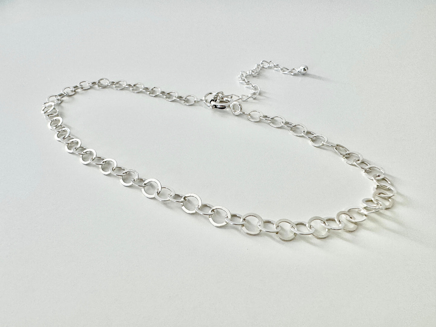 Sterling Silver Trace Chain Bracelet