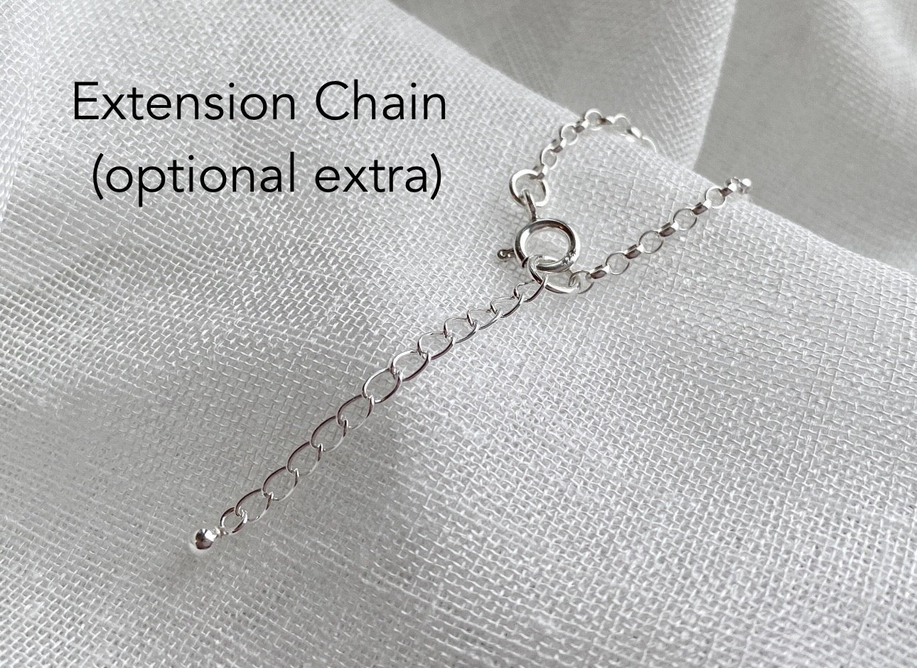 100th Birthday Sterling Silver Interlinked Necklace