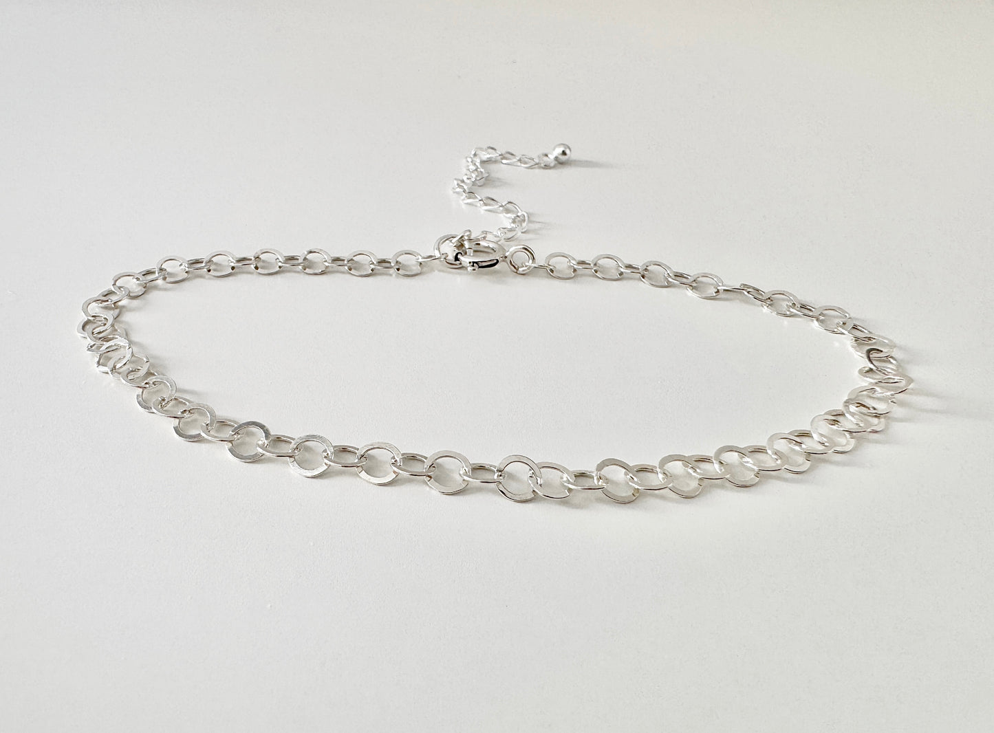 Sterling Silver Trace Chain Bracelet