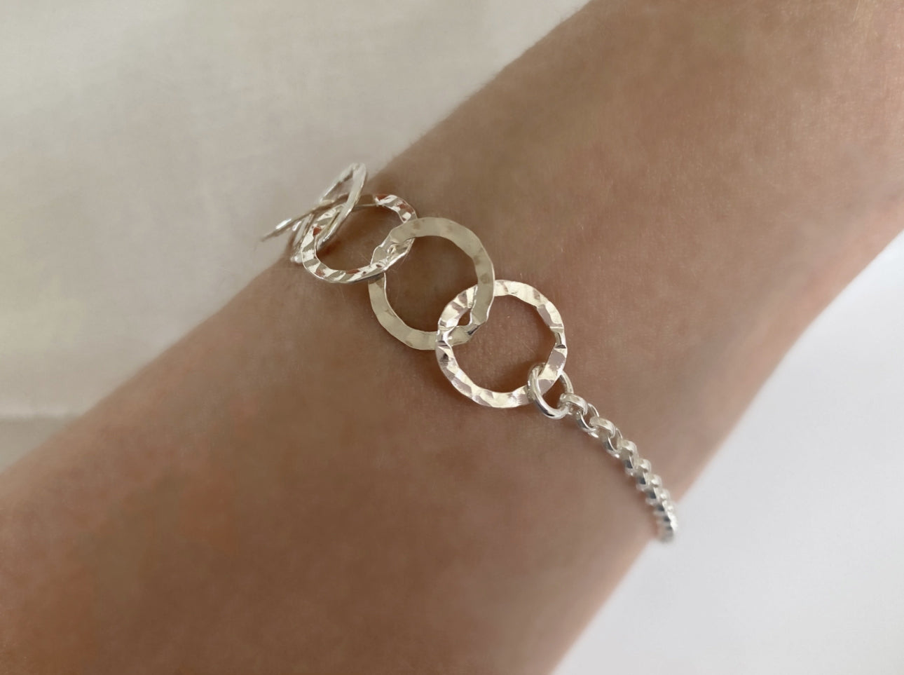 50th silver bracelet