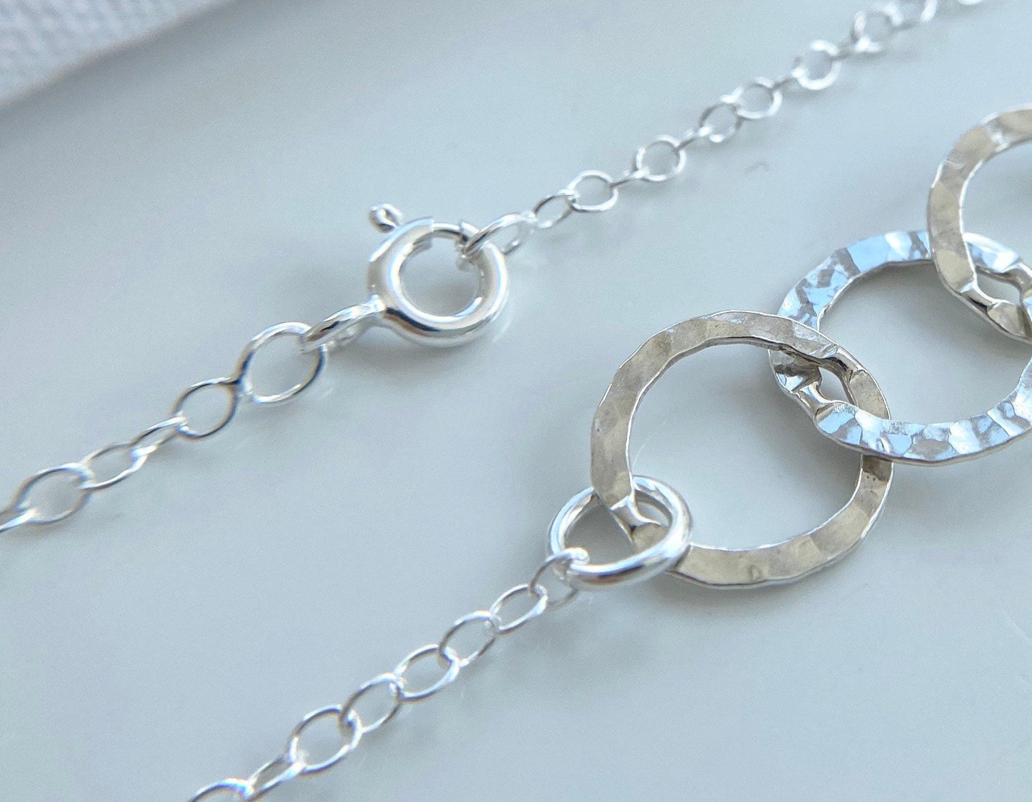 30th Birthday Sterling Silver Interlinked Necklace