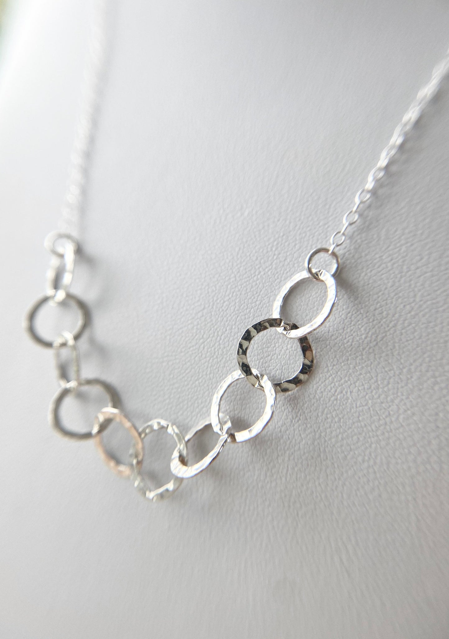 100th Birthday Sterling Silver Interlinked Necklace