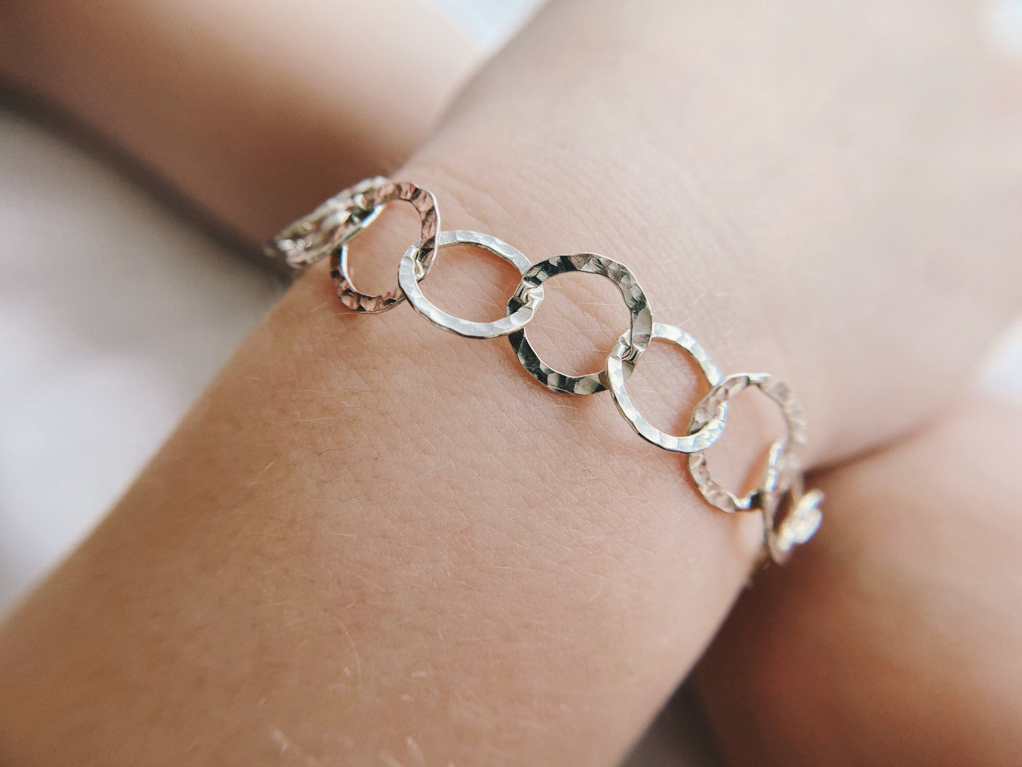 Sterling Silver Delicate Link Bracelet