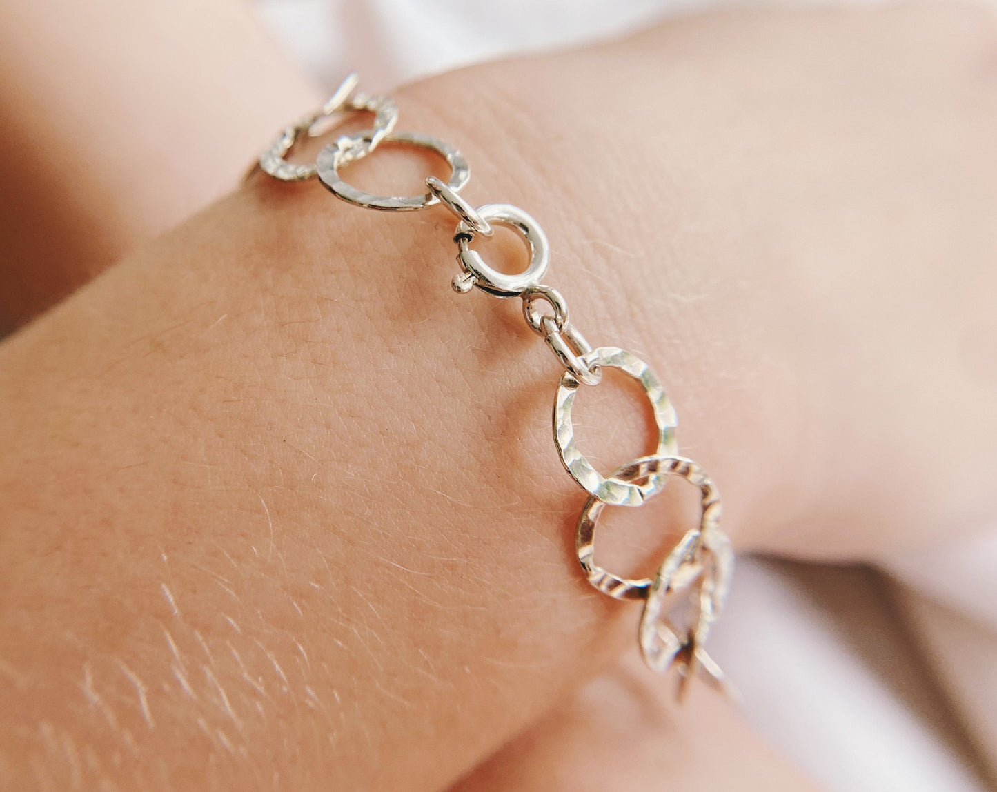 Sterling Silver Delicate Link Bracelet