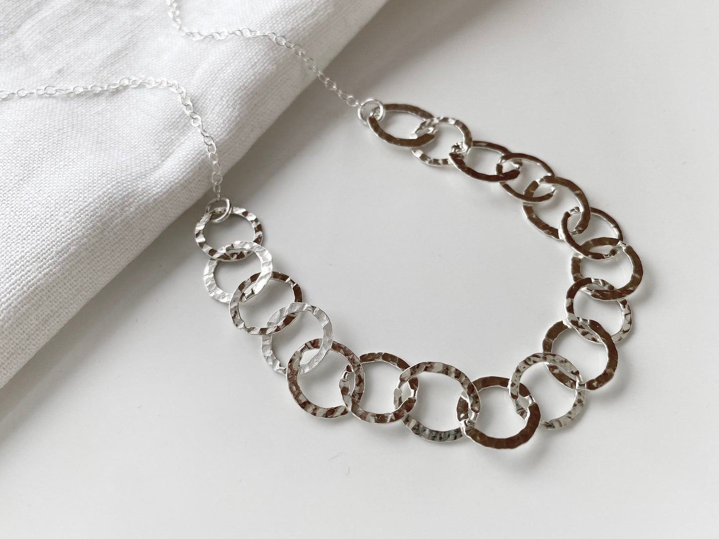 18th Birthday Sterling Silver Link Necklace