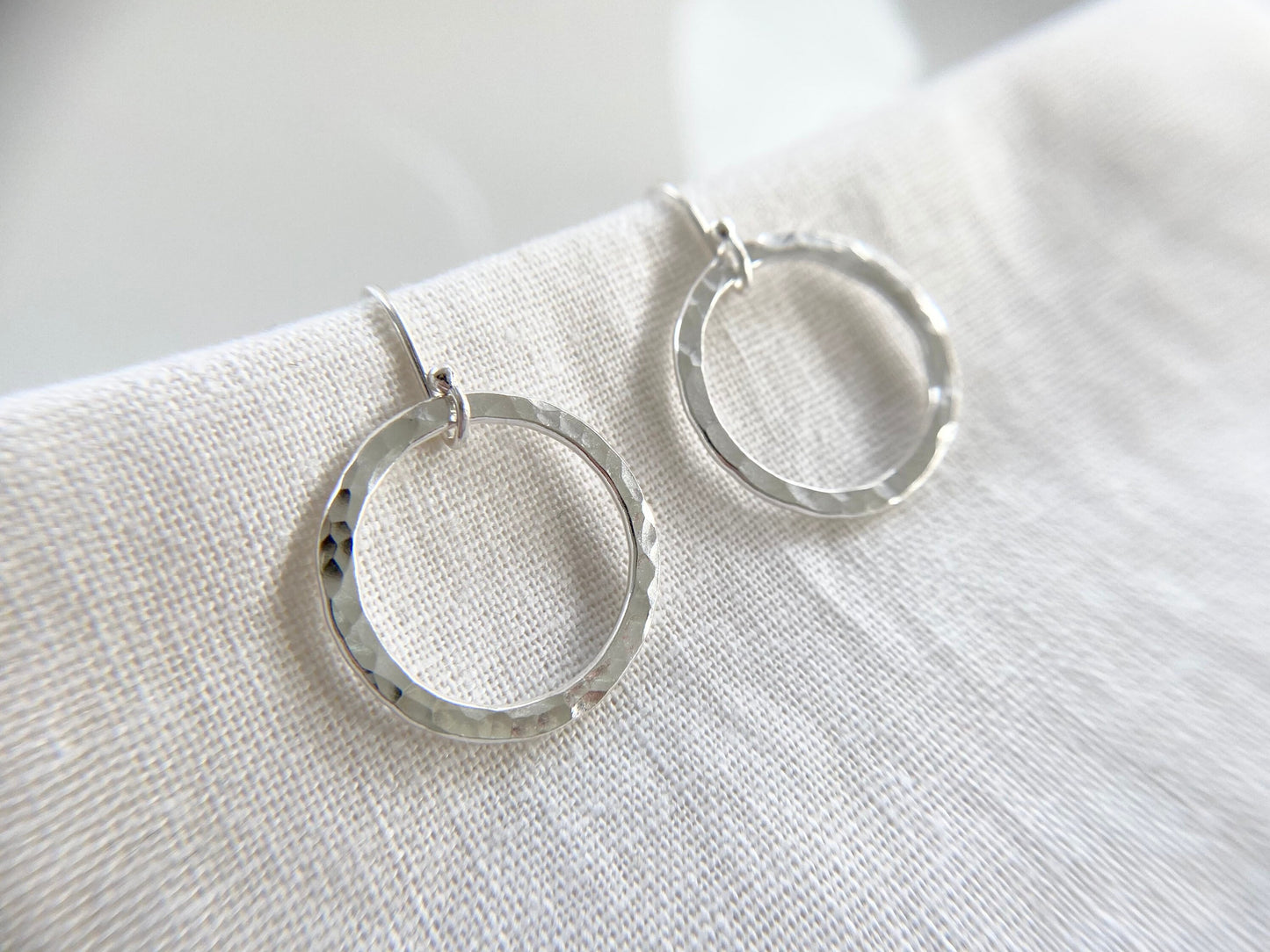 Sterling Silver Classic Hoop Earrings (M)