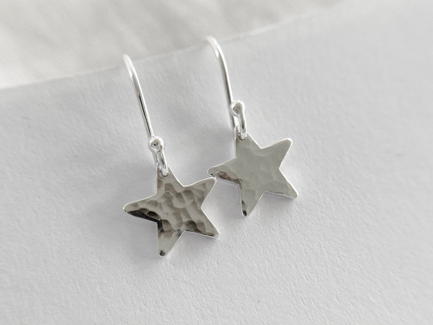 Sterling Silver Star Earrings (S)