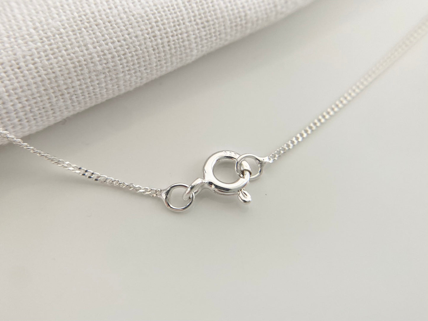 Sterling Silver Textured Heart Necklace