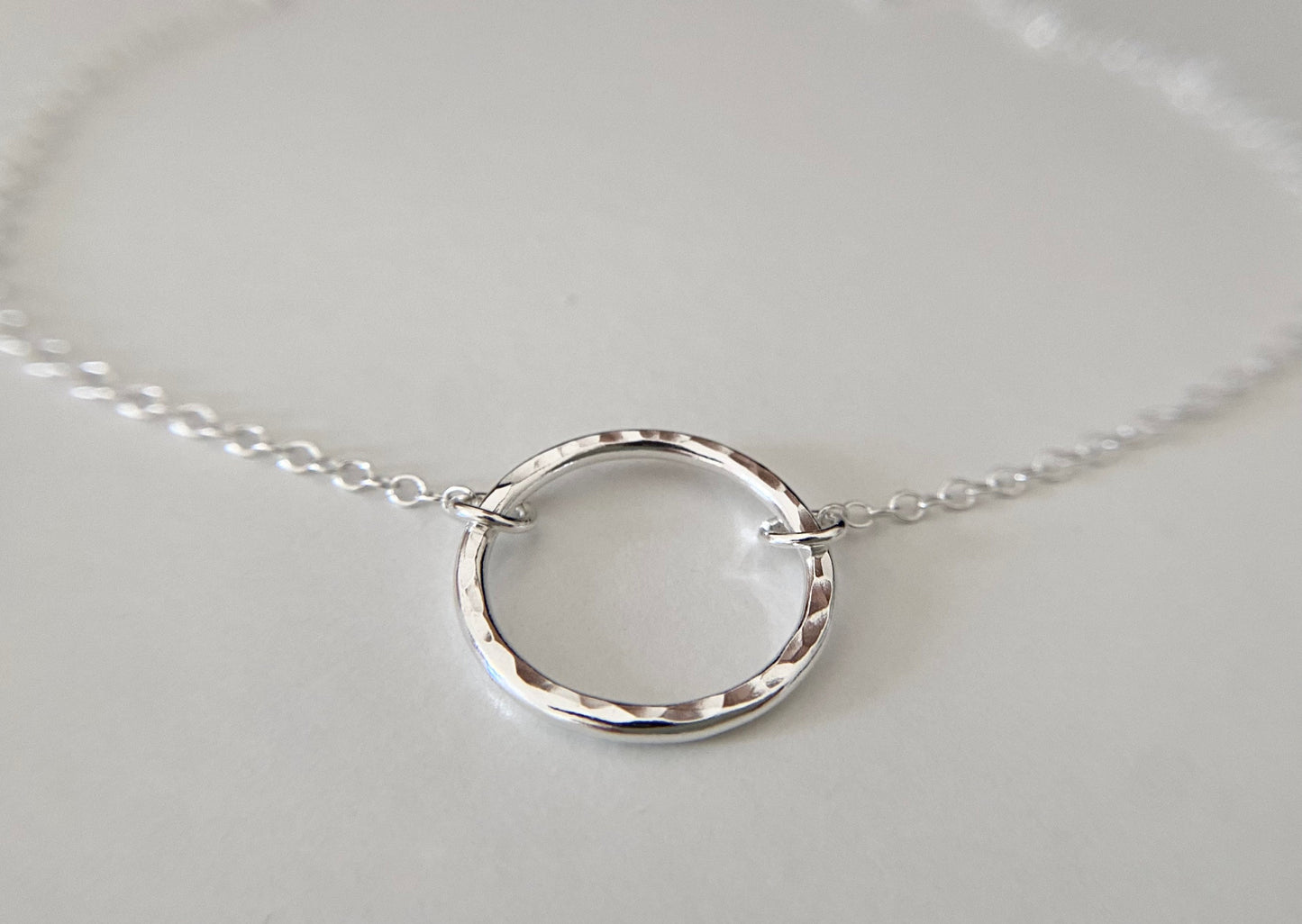 Silver Link Infinity Necklace