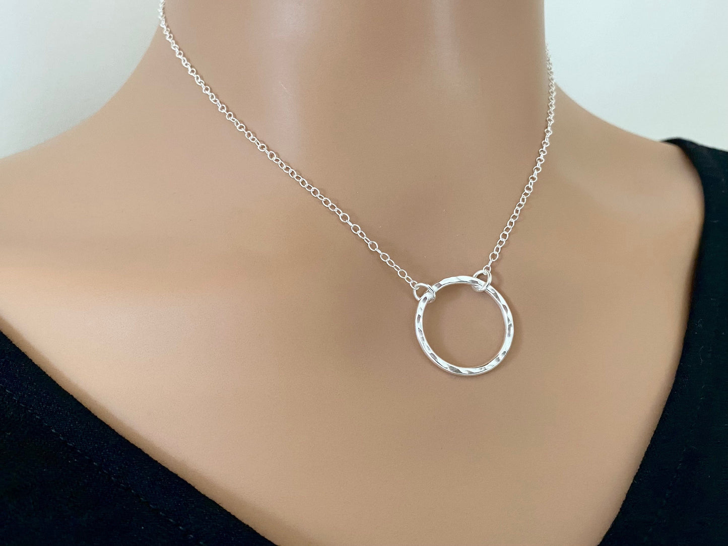 Silver Link Infinity Necklace