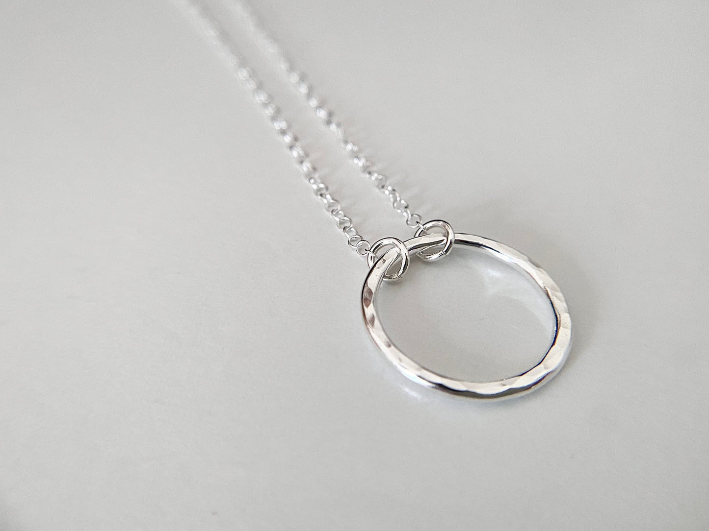 Silver Link Infinity Necklace