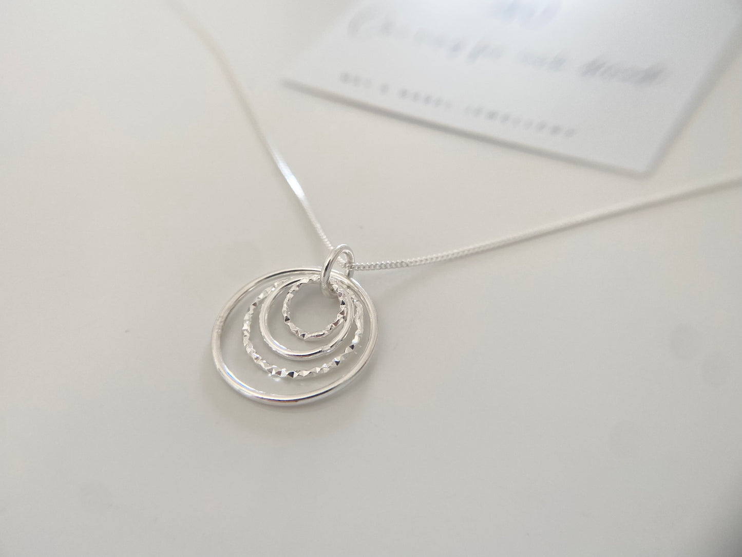 40th Birthday Sterling Silver Necklace