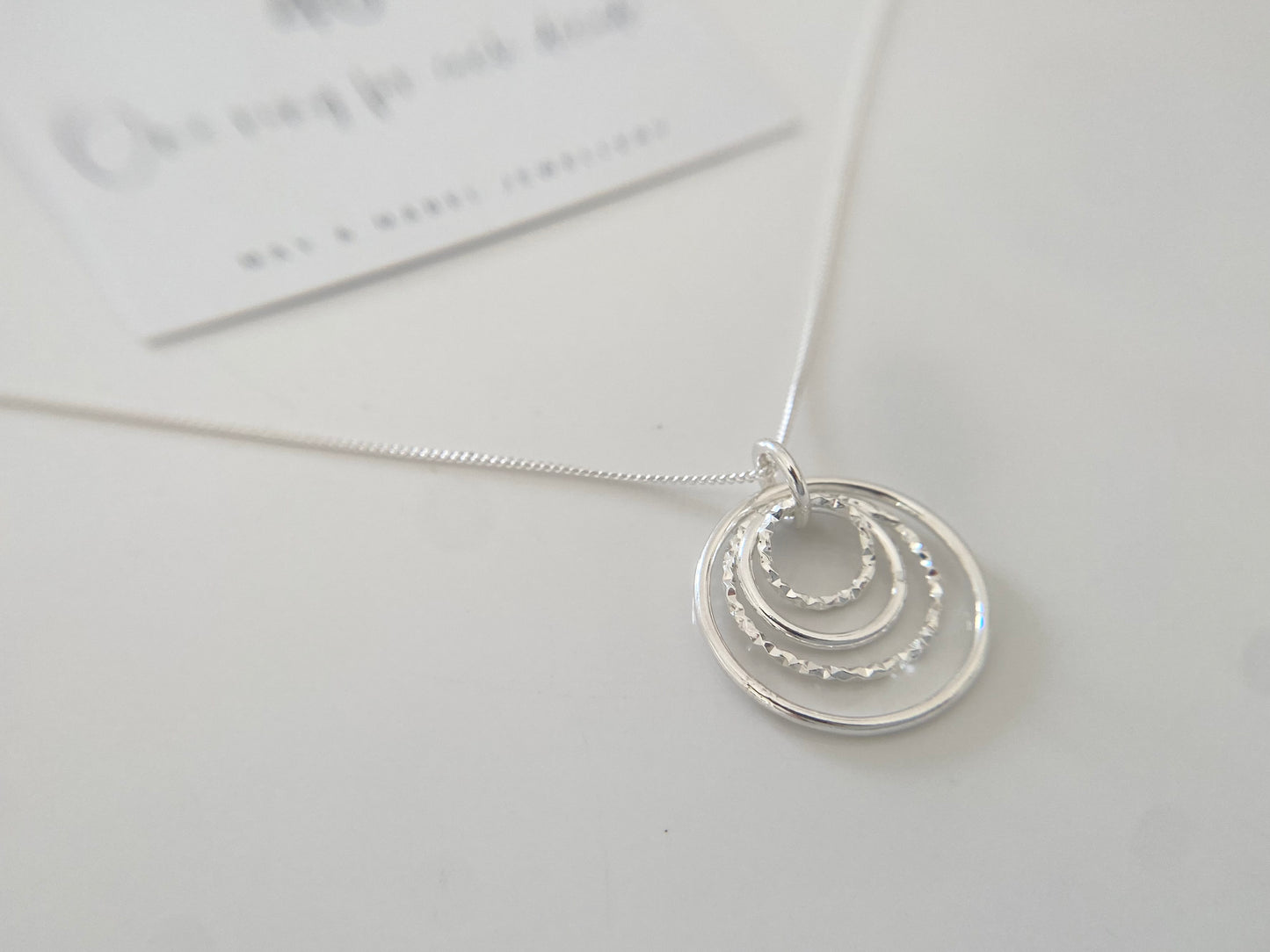 40th Birthday Sterling Silver Necklace